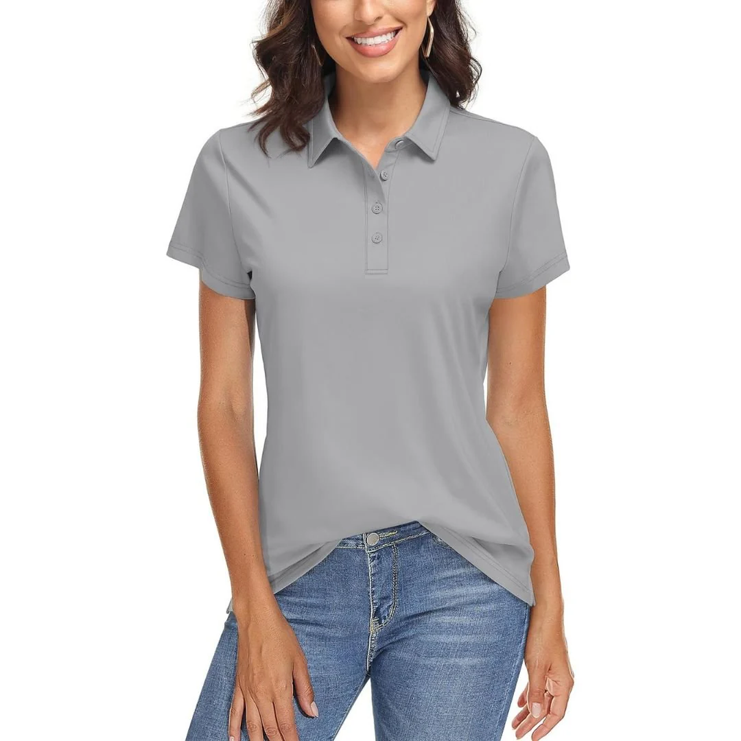 Women's UPF 50+ Sun Protection Golf Quick-Dry Polo Shirts