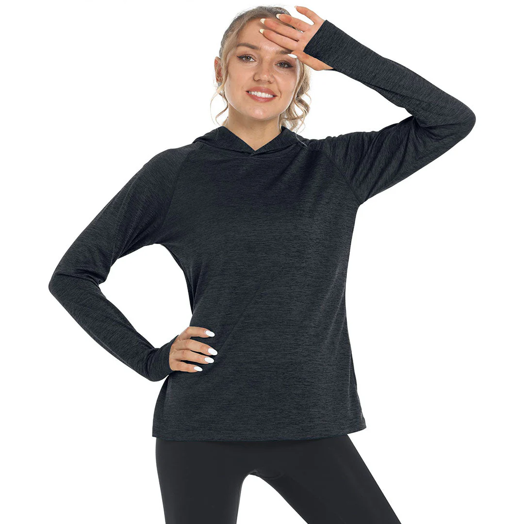 Women's Quick Dry UPF 50+ Hoodie Long Sleeve Shirts