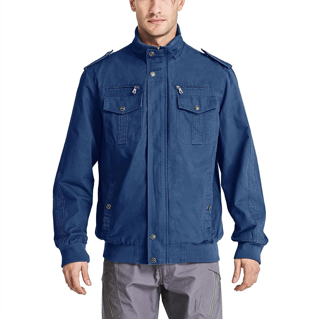 Men's Military Lightweight Cargo Army Fall Tactical Jacket Windbreaker