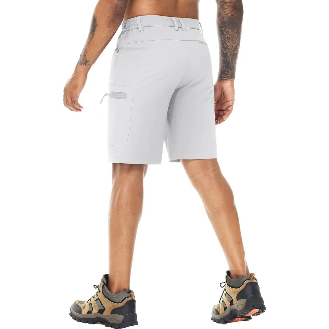 Men's Hiking Cargo Shorts with Zipper Pockets