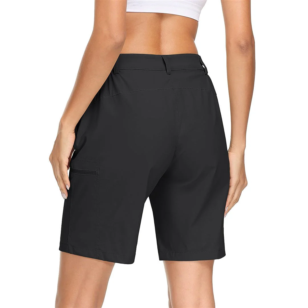 Women's Hiking Workout Quick Dry Cargo Shorts Multi Pockets
