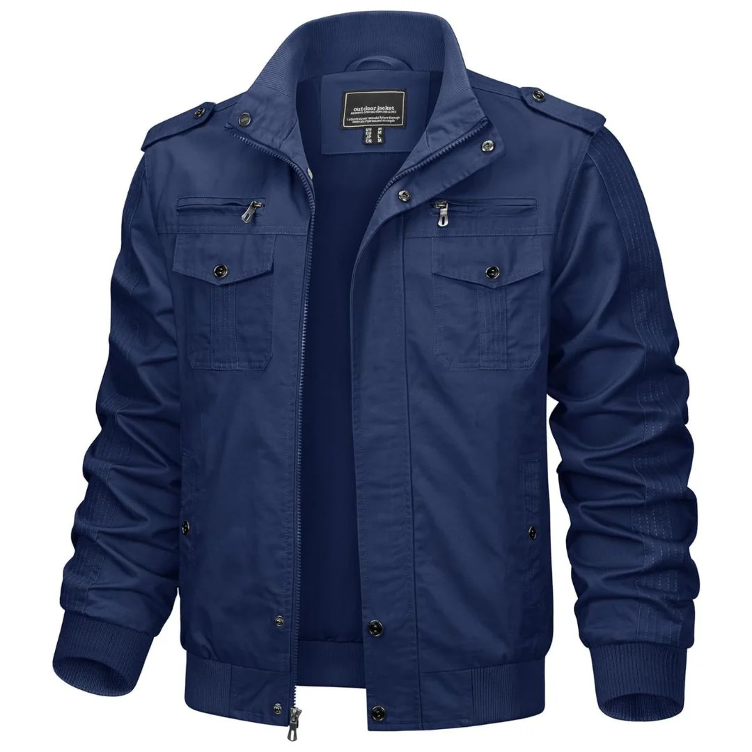 Men's Military Lightweight Cargo Army Fall Tactical Jacket Windbreaker