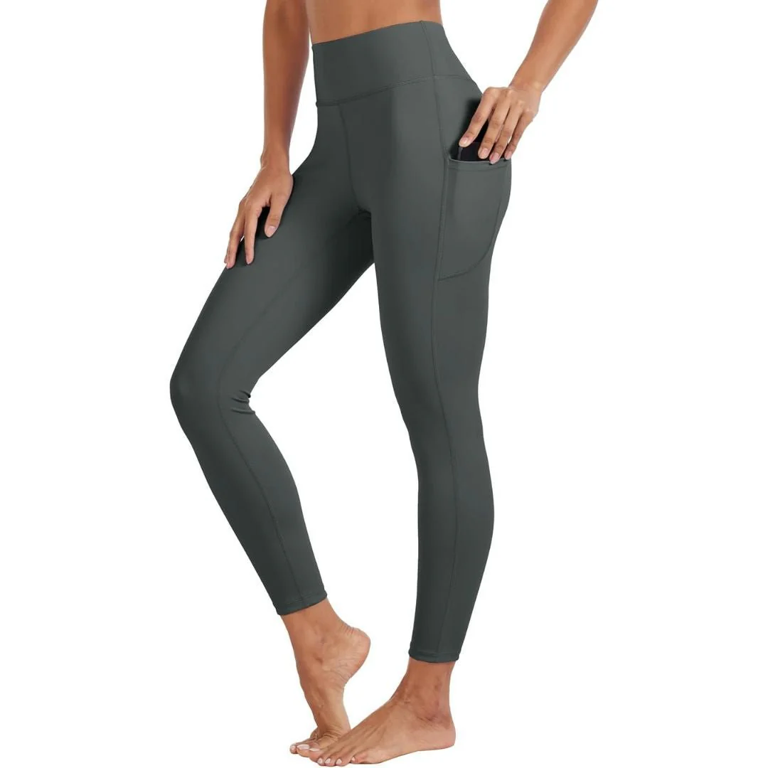Women's High Waisted Leggings with Pockets Tummy Control Yoga Pants