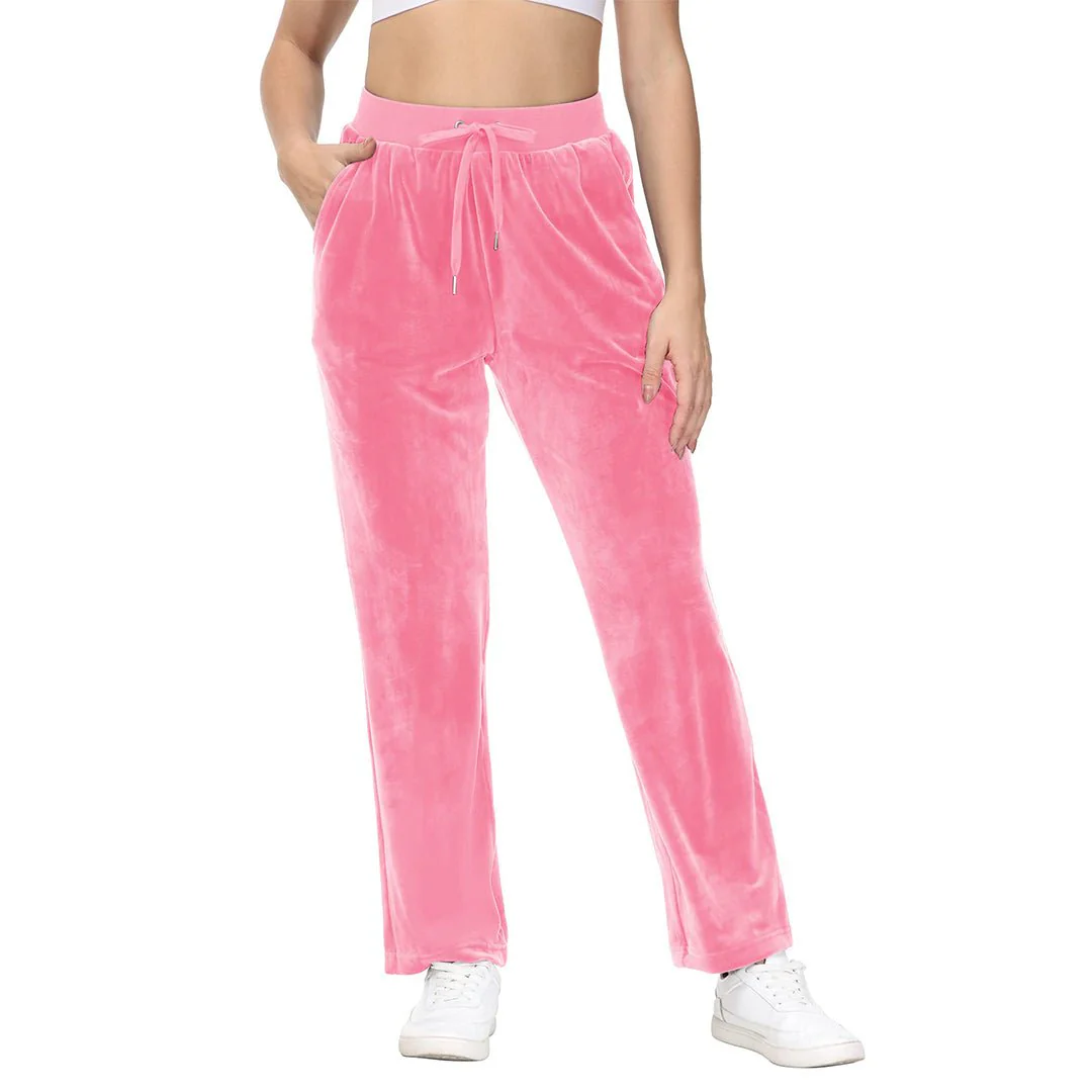 Women's Velvet Casual Jogger Sweatpants