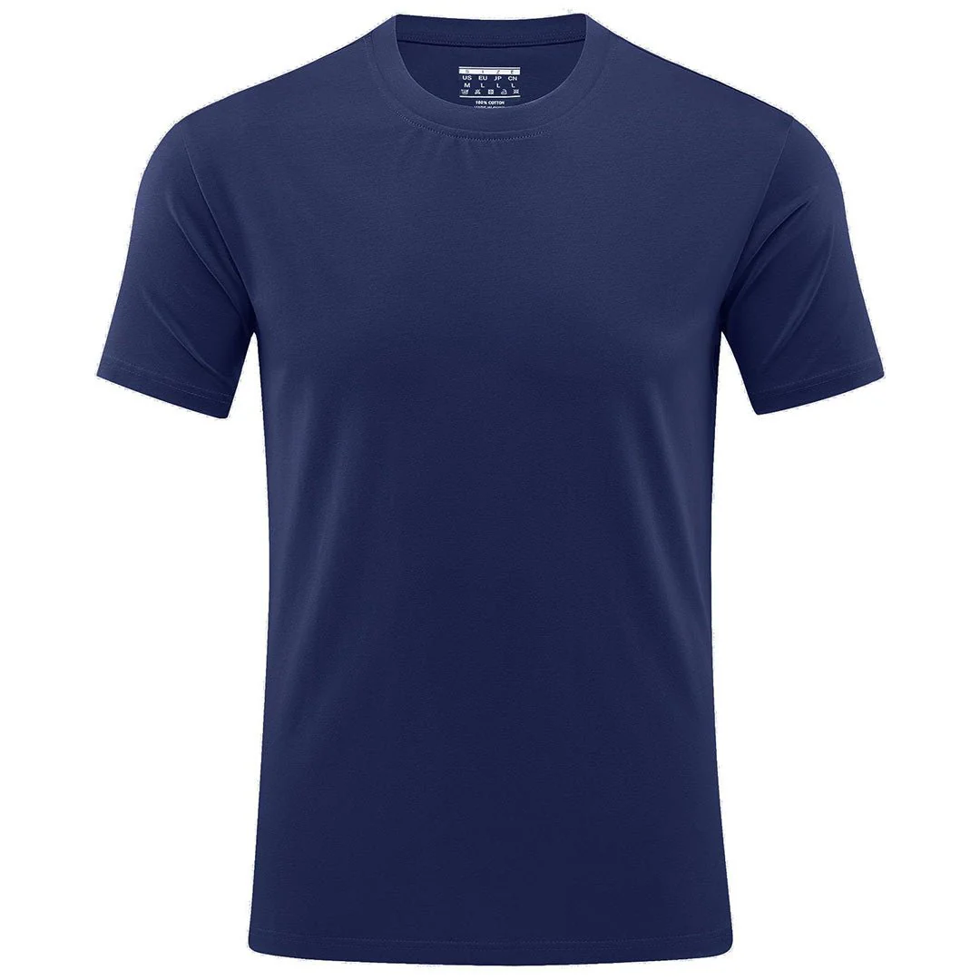 Men's Casual Crew Neck Cotton T-Shirt
