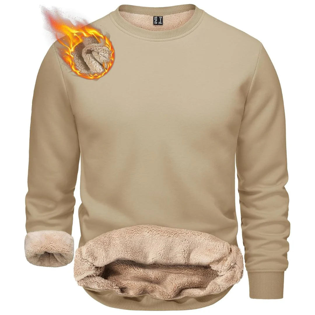 Men's Uncw Sweatshirts Vintage Crewneck Winter Active Warm Outdoor