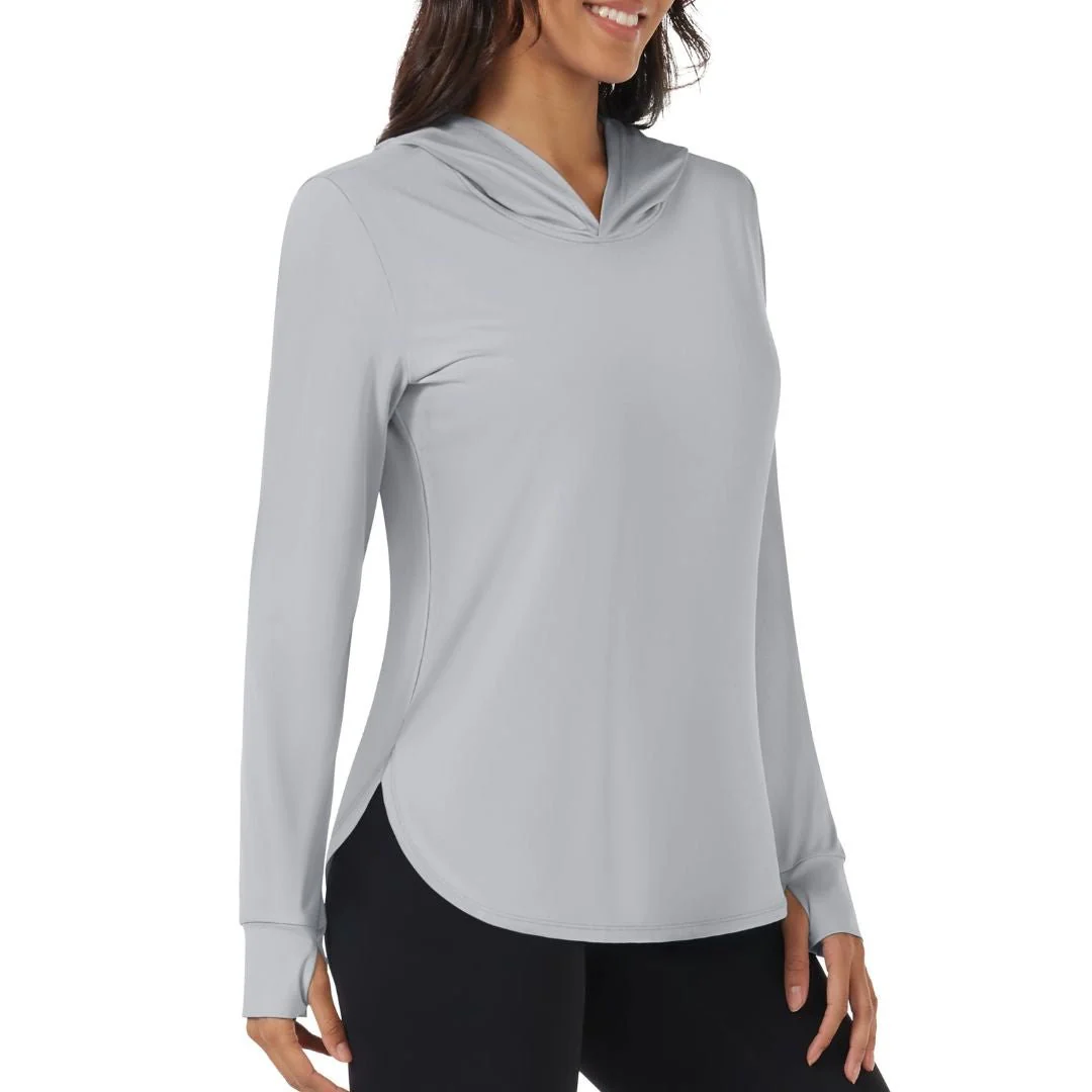 Women's UPF 80+ Sun Protection Nuit Nuit Hoodie Hiking UV Shirt