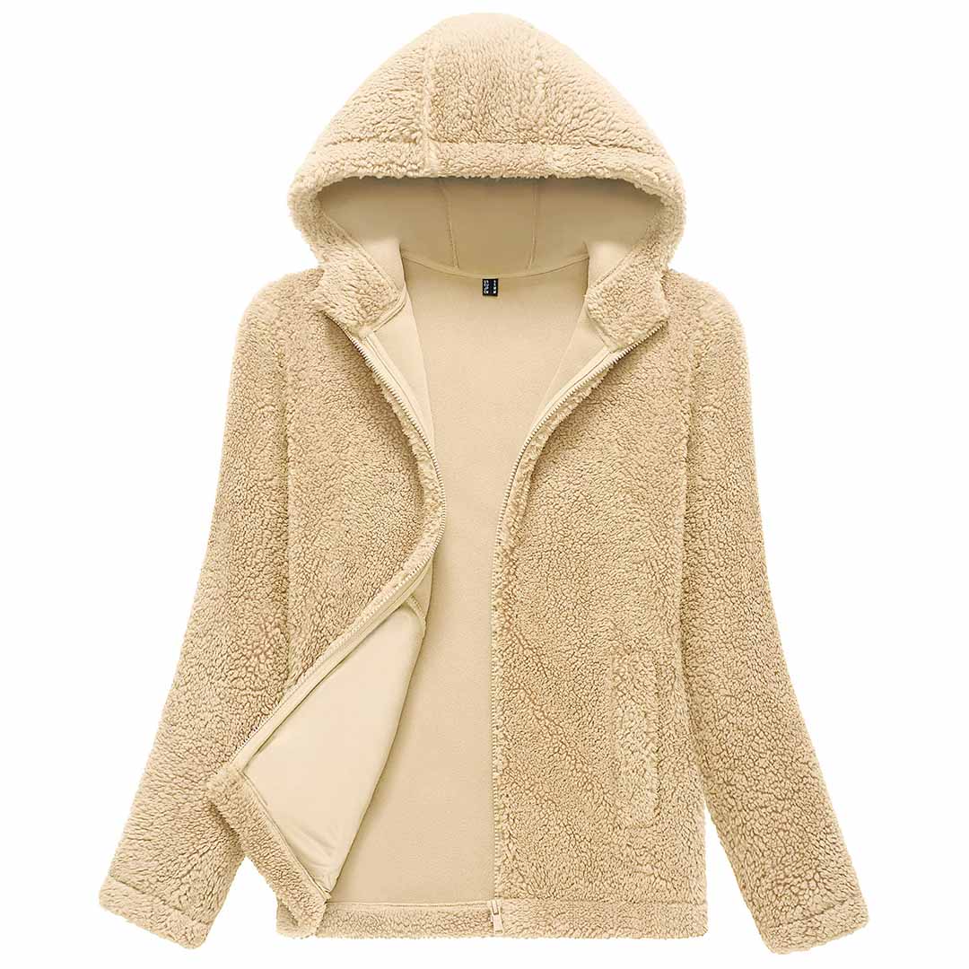 Women's Fuzzy Sherpa Fleece Fluffy Jackets