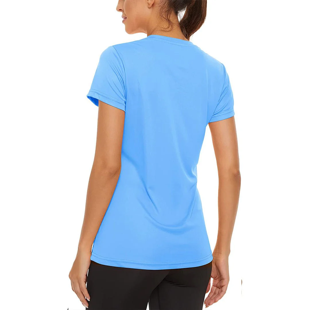 Women's Sun Protection Quick Dry Outdoor Yoga Running T-shirts