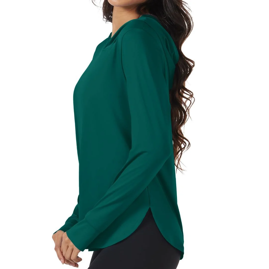 Women's UPF 80+ Sun Protection Nuit Nuit Hoodie Hiking UV Shirt