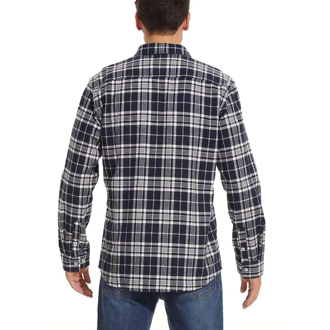 Men's Flannel Tesla Plaid Shirts Long Sleeve