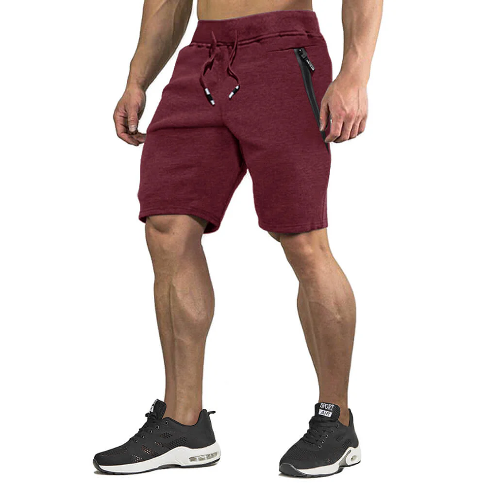 Men's Lightweight Gym Elastic Waist Running Shorts