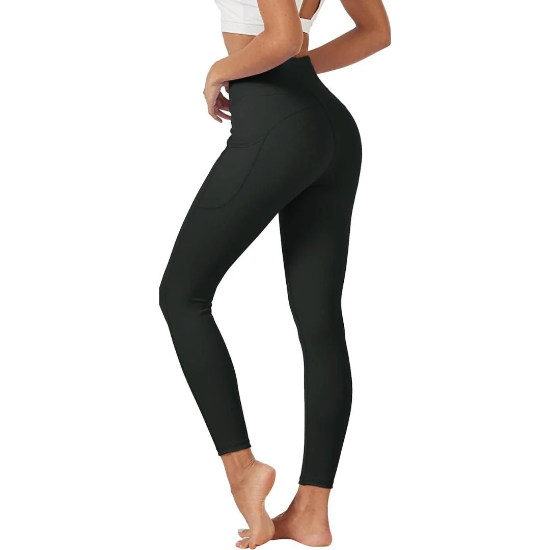 Women's High Waisted Leggings with Pockets Tummy Control Yoga Pants