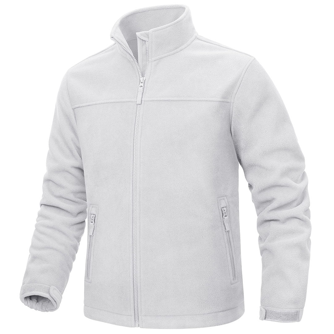 Men's Lightweight Full Zip Casual Fleece Jacket