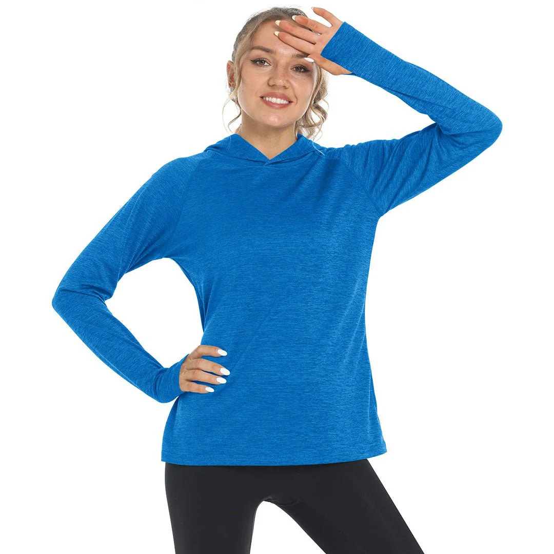 Women's Quick Dry UPF 50+ Hoodie Long Sleeve Shirts