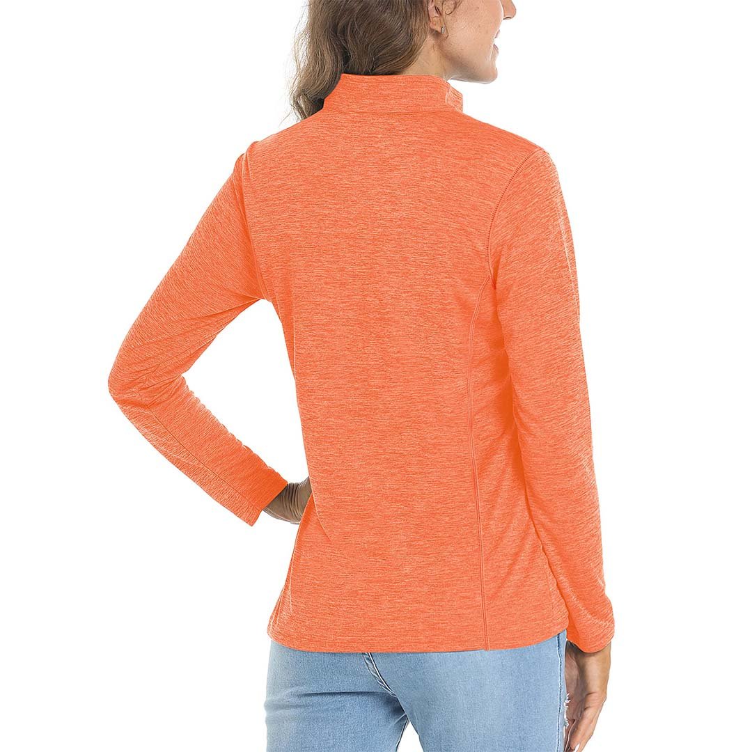 Women's UPF 50+ 1/4 Zip Quick Dry Hiking Shirts