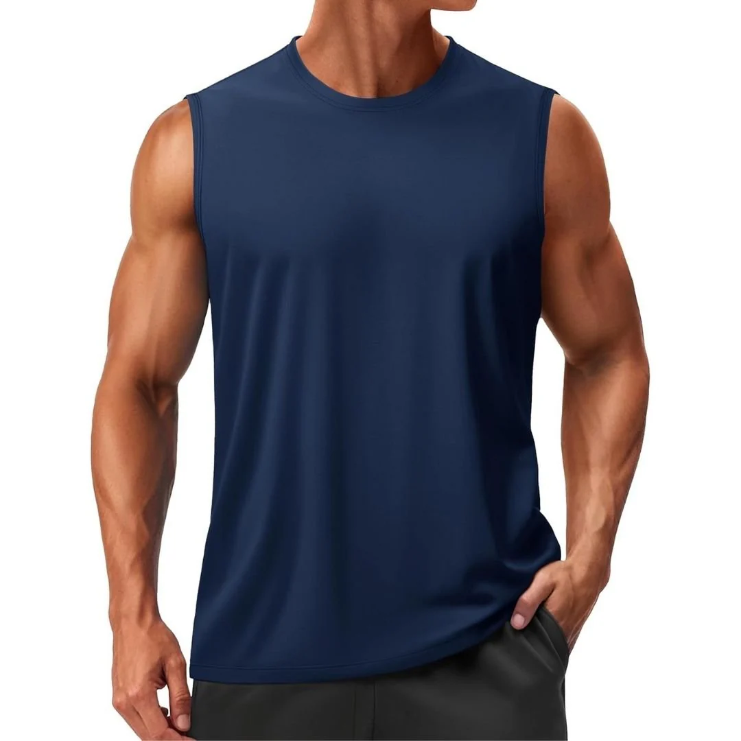 Men's UPF 50+ Sleeveless Quick Dry Gym Tank Tops