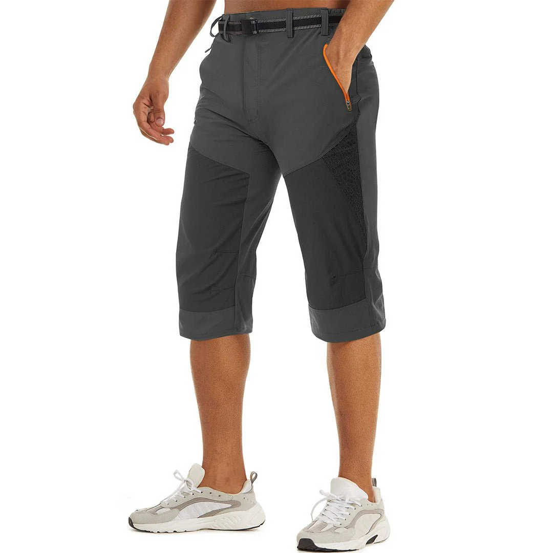 Men's Cargo Quick Dry Below Knee Capri Pants