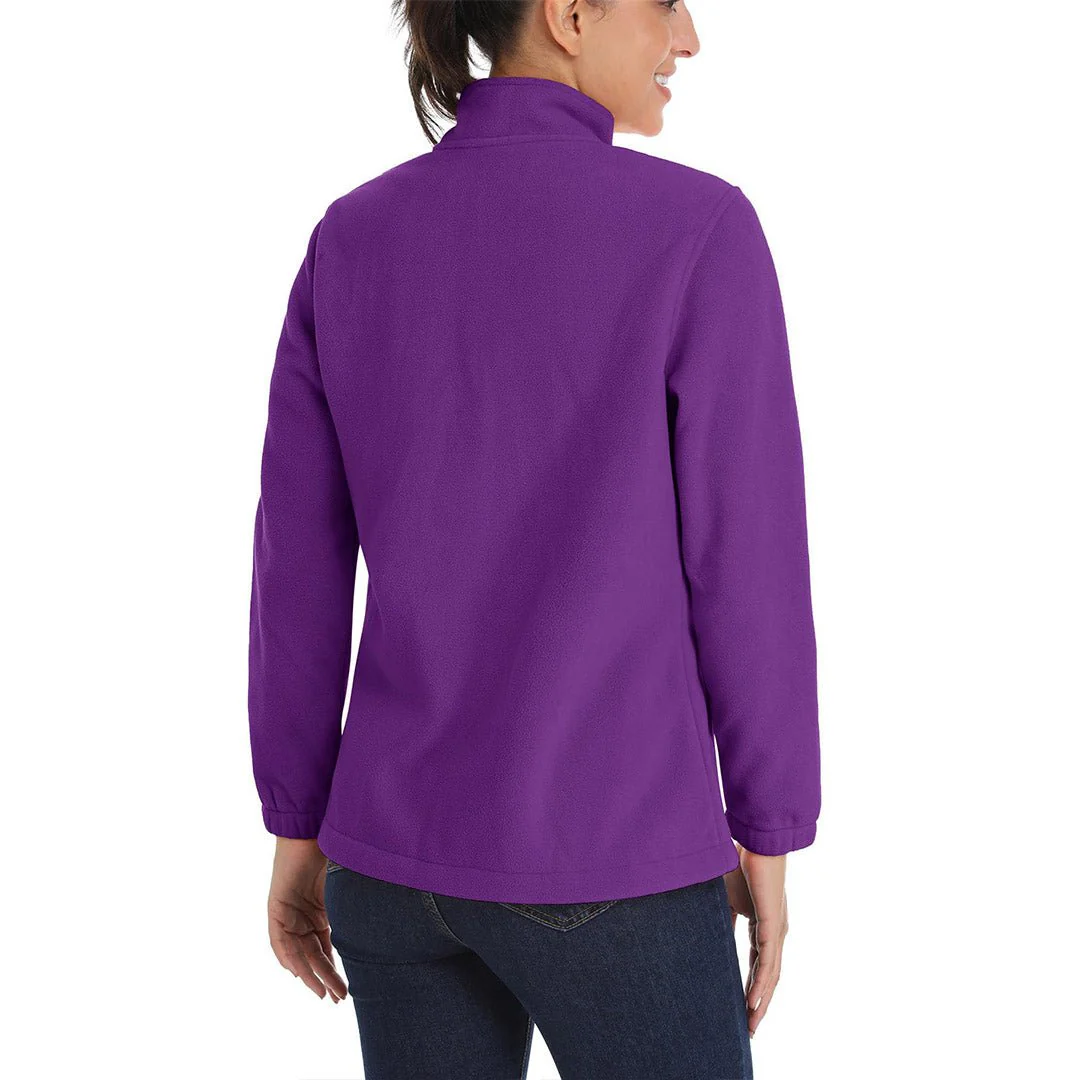 Women's Fleece Full Zip Lightweight Jacket
