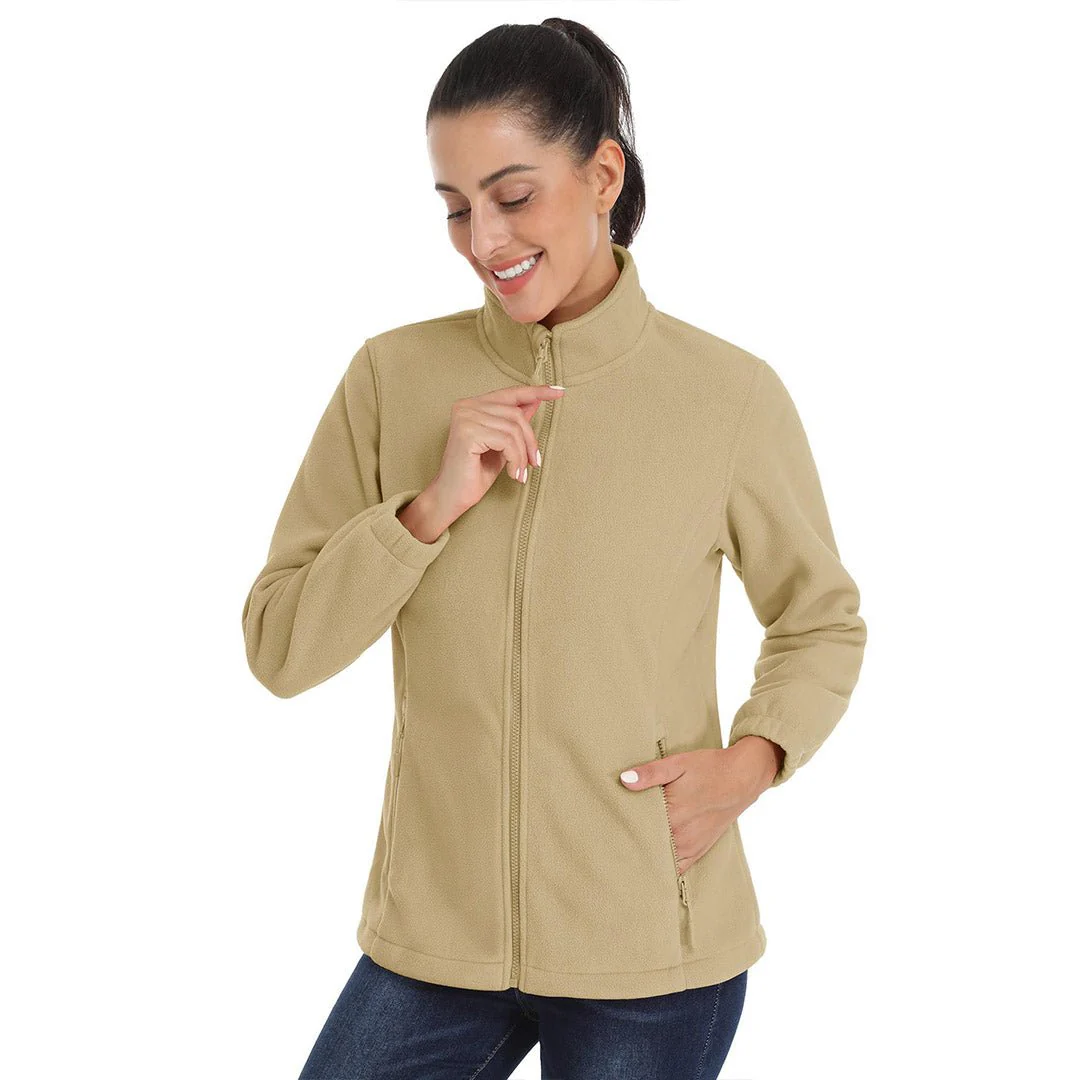 Women's Fleece Full Zip Lightweight Jacket