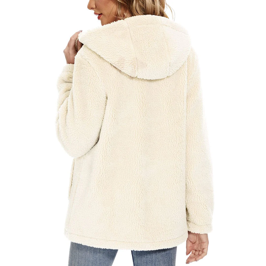 Women's Fuzzy Sherpa Fleece Fluffy Jackets