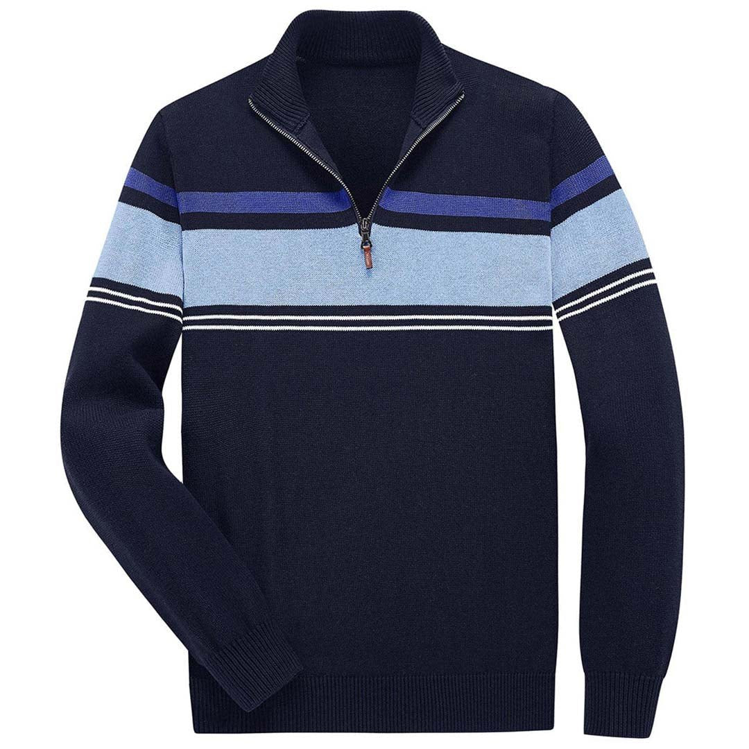 Men's Polo Sweaters Classic Cotton Knitted