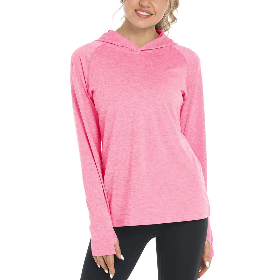 Women's Quick Dry UPF 50+ Hoodie Long Sleeve Shirts