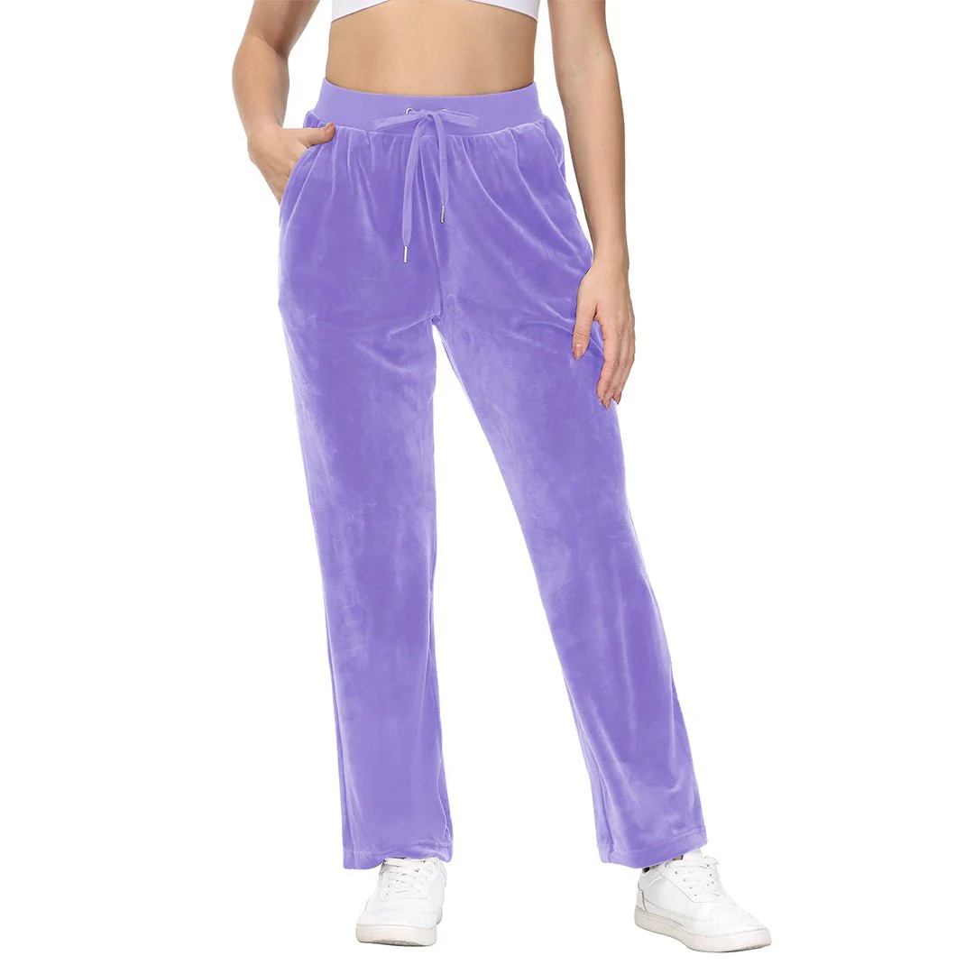 Women's Velvet Casual Jogger Sweatpants