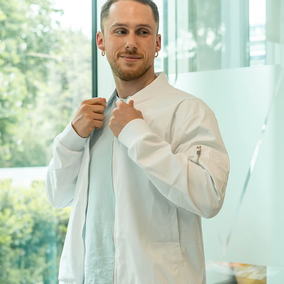 Men's Lightweight Bomber Zip Jackets