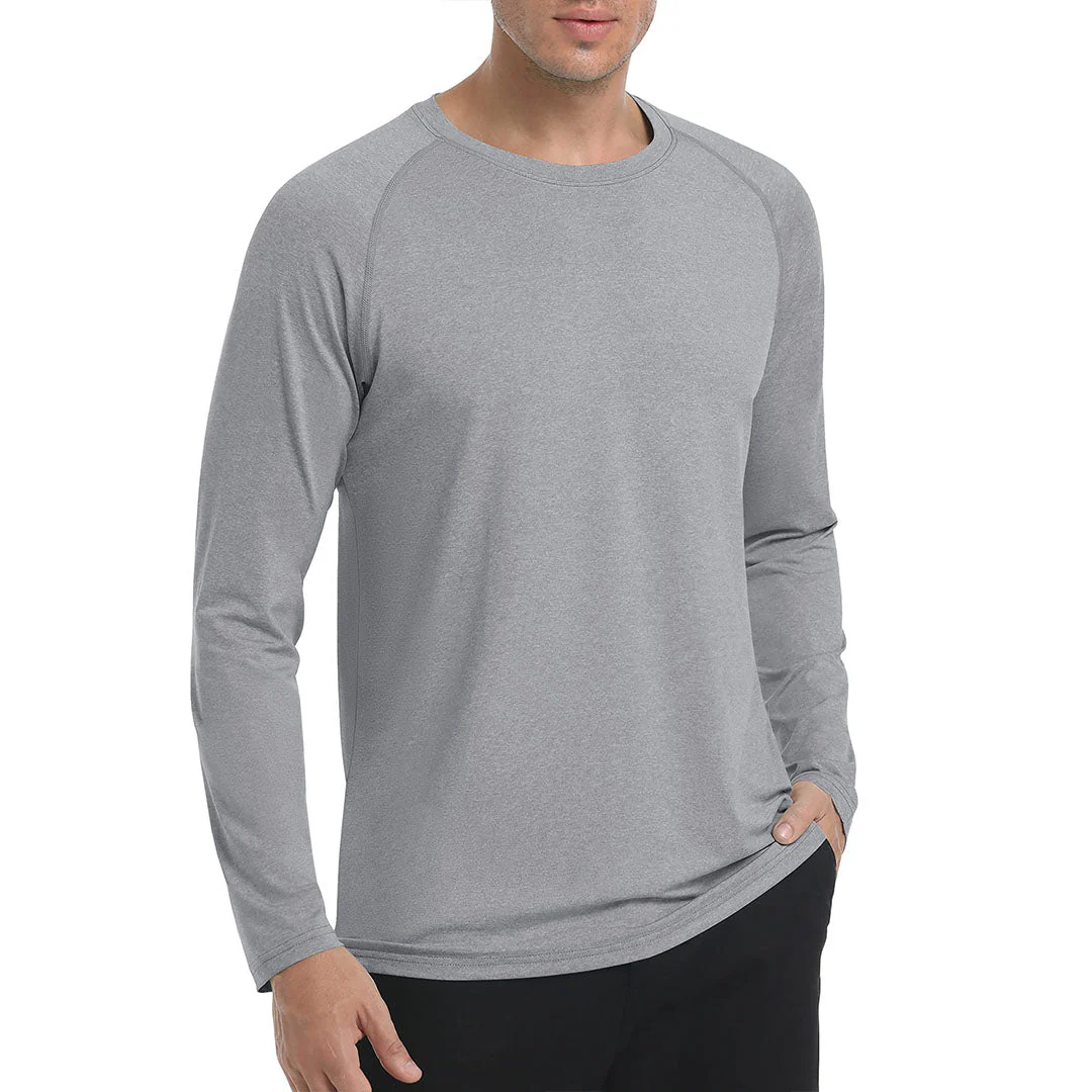 Men's UPF 50+ Fishing Swim Long Sleeve Shirts