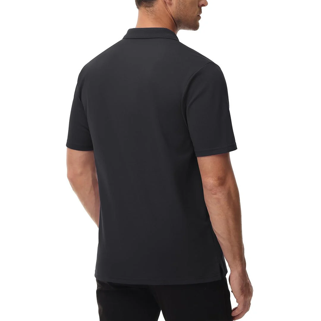 Men's Moisture Wicking Golf Polo Shirts with Pocket