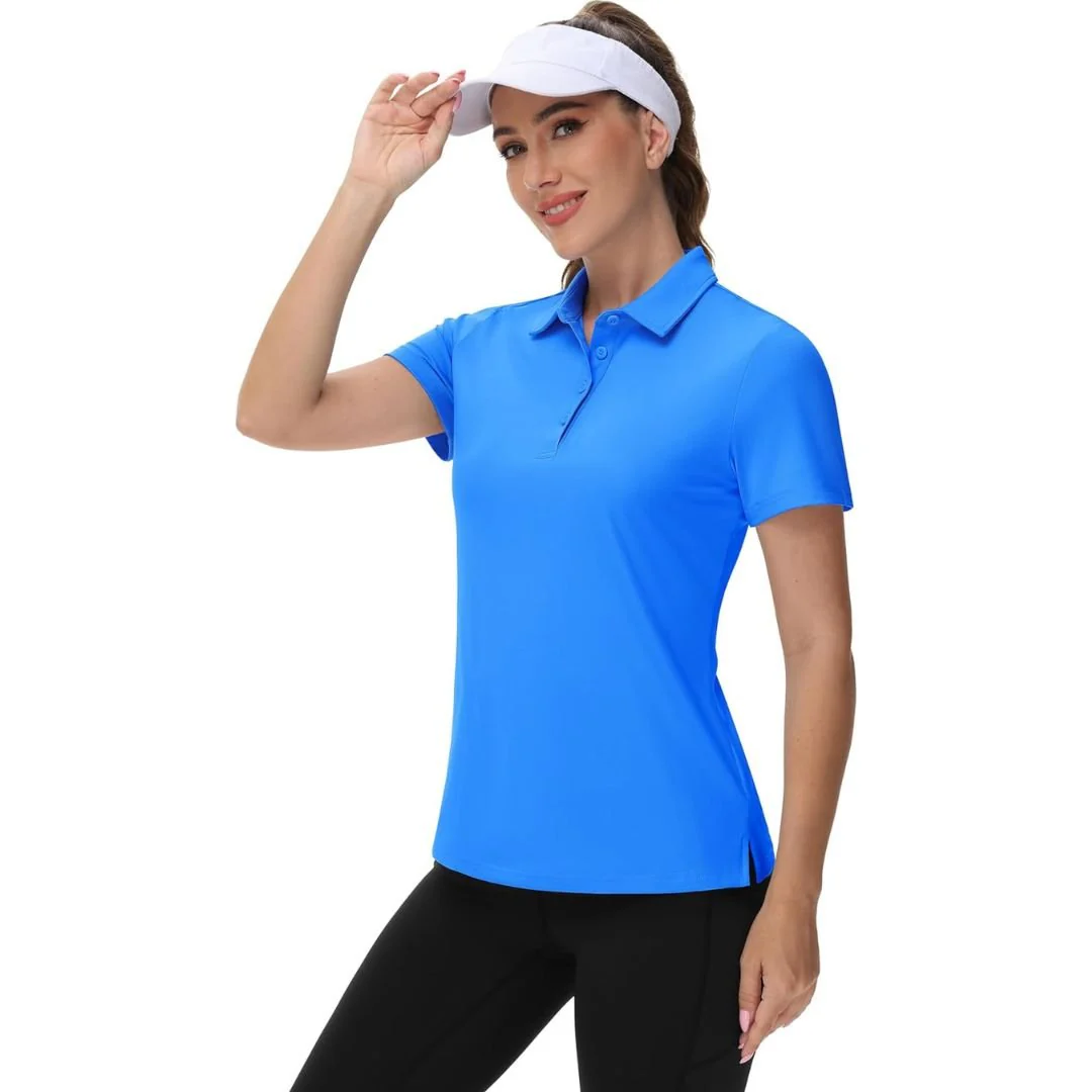 Women's UPF 50+ Sun Protection Golf Quick-Dry Polo Shirts