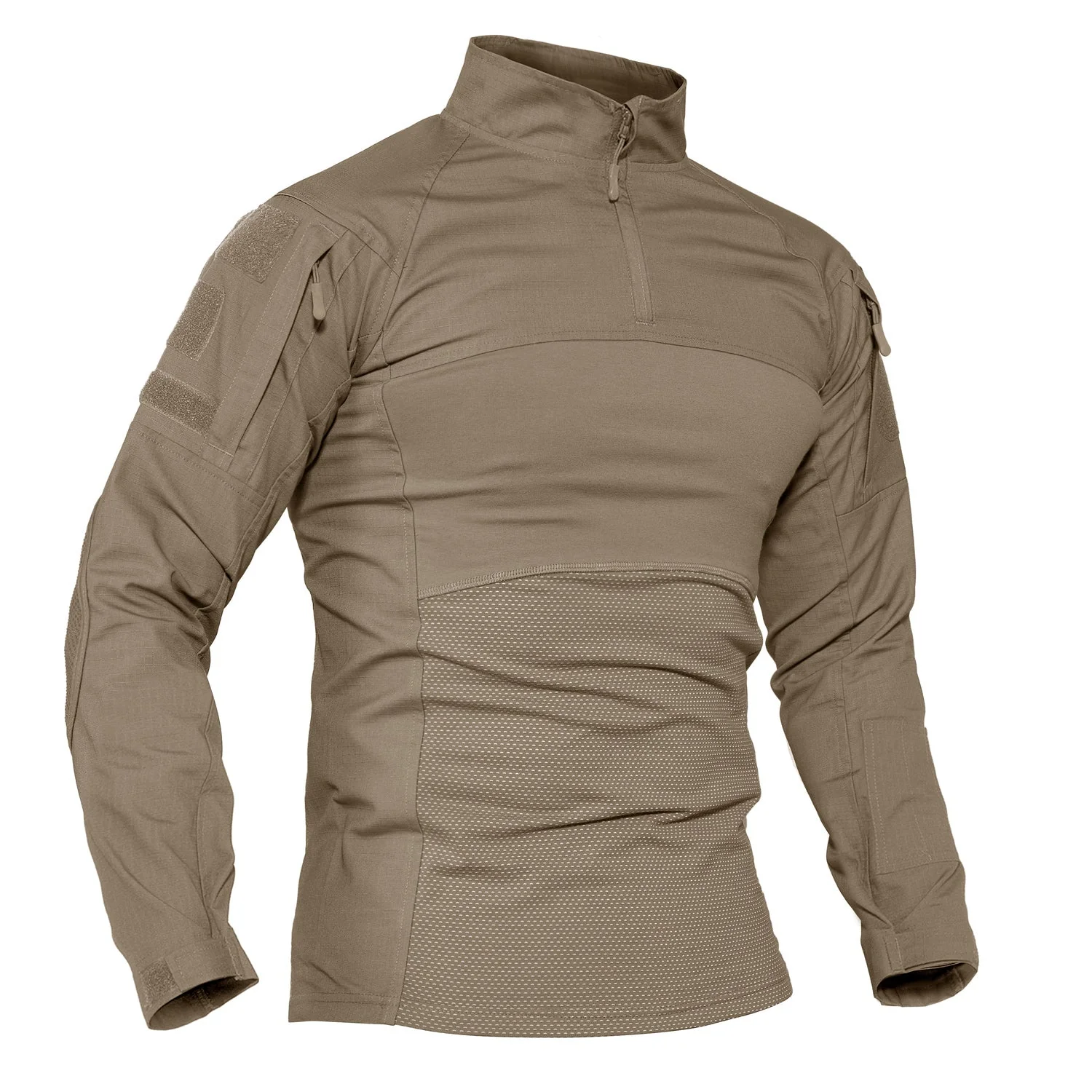 Men's Tactical 1/4 Zip Assault Combat Shirt