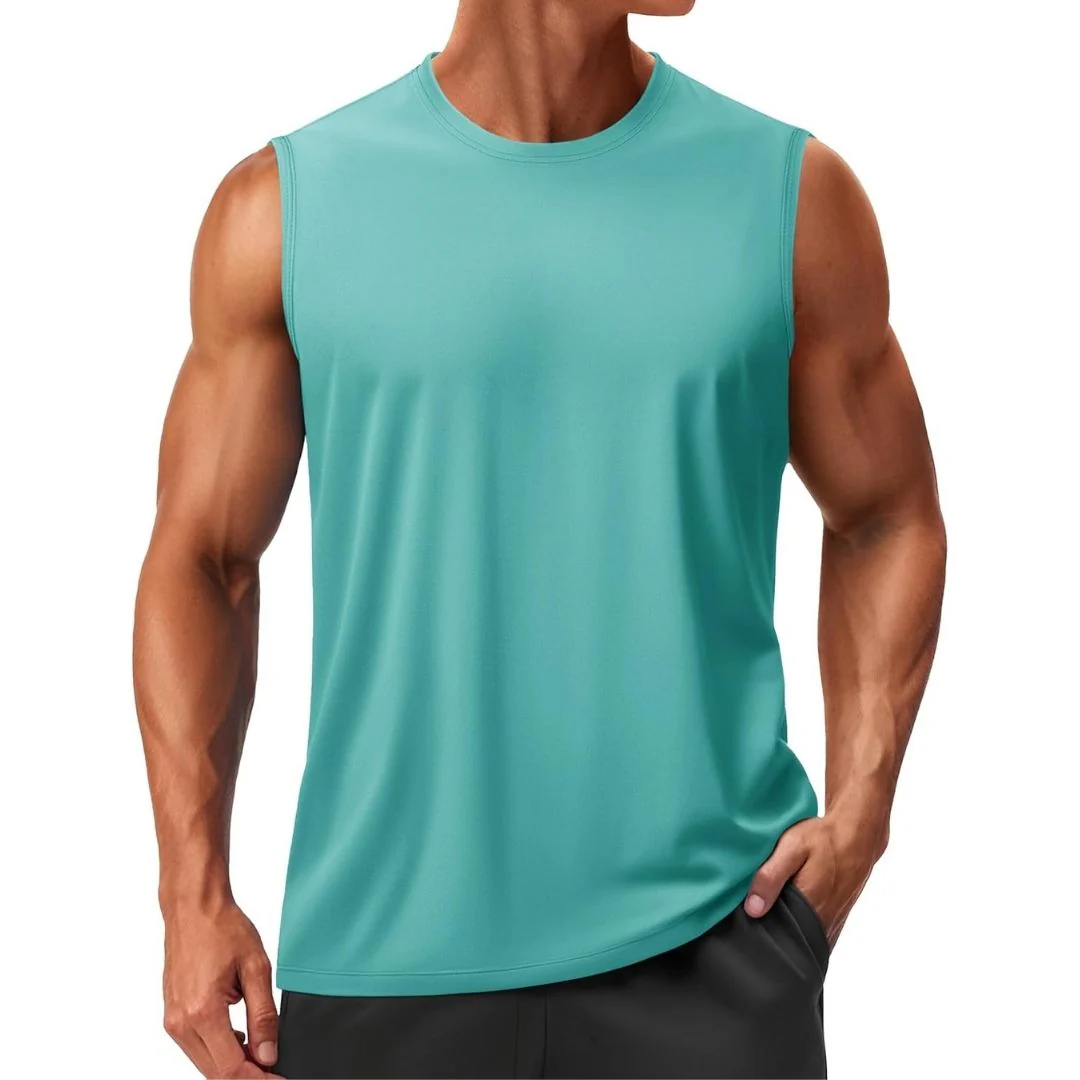 Men's UPF 50+ Sleeveless Quick Dry Gym Tank Tops