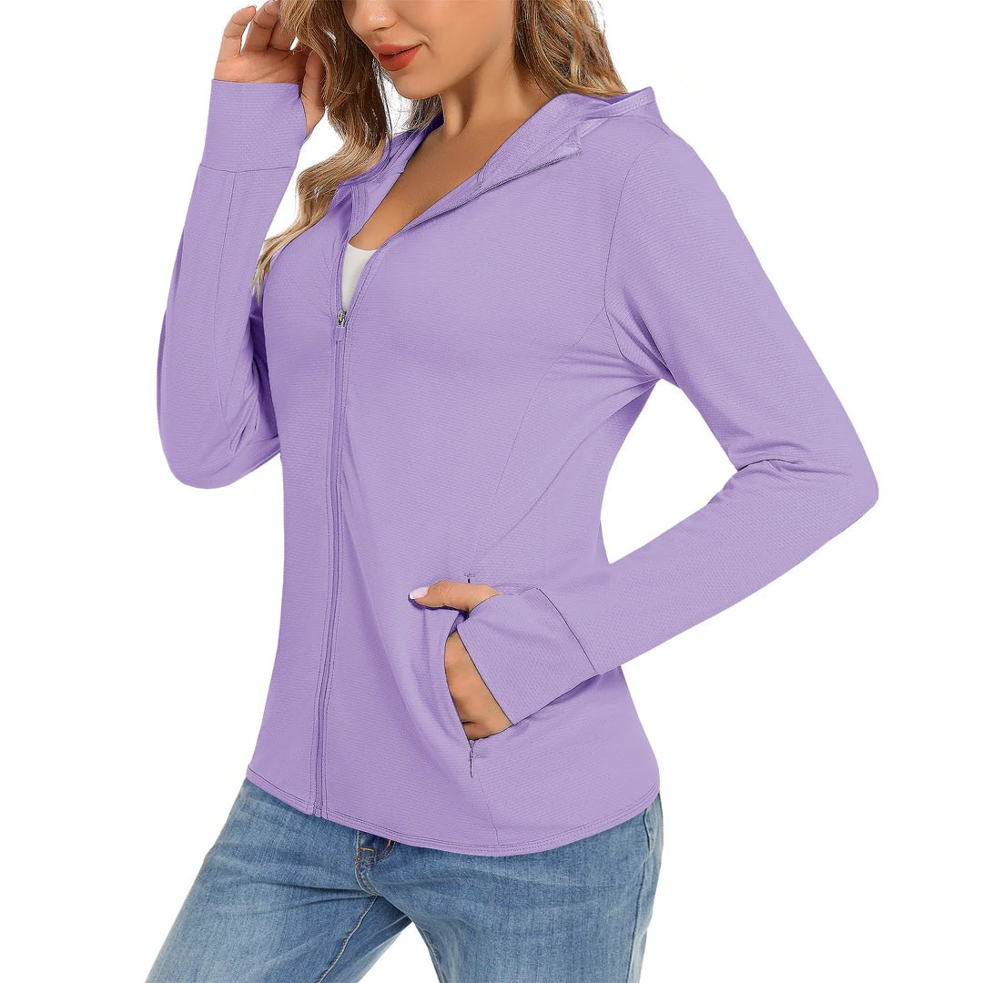 Women's Sun Protection Golf Shirts Quick Dry Long Sleeve
