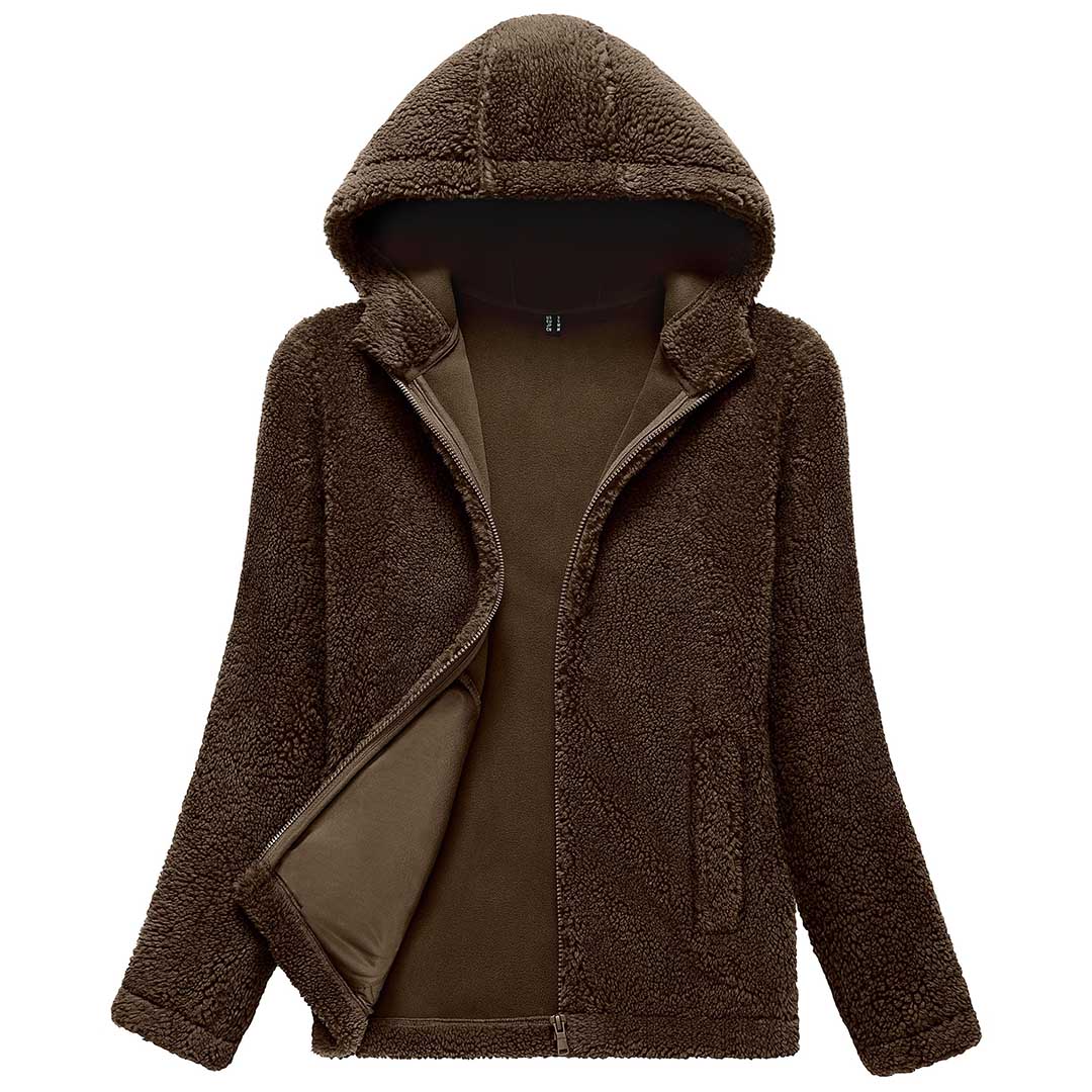 Women's Fuzzy Sherpa Fleece Fluffy Jackets