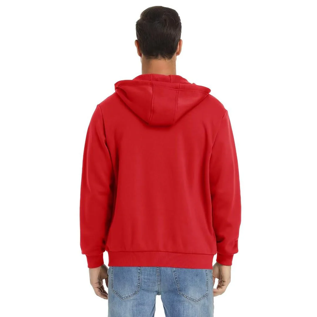 Men's Full Zip-Up Casual Active Hoodie
