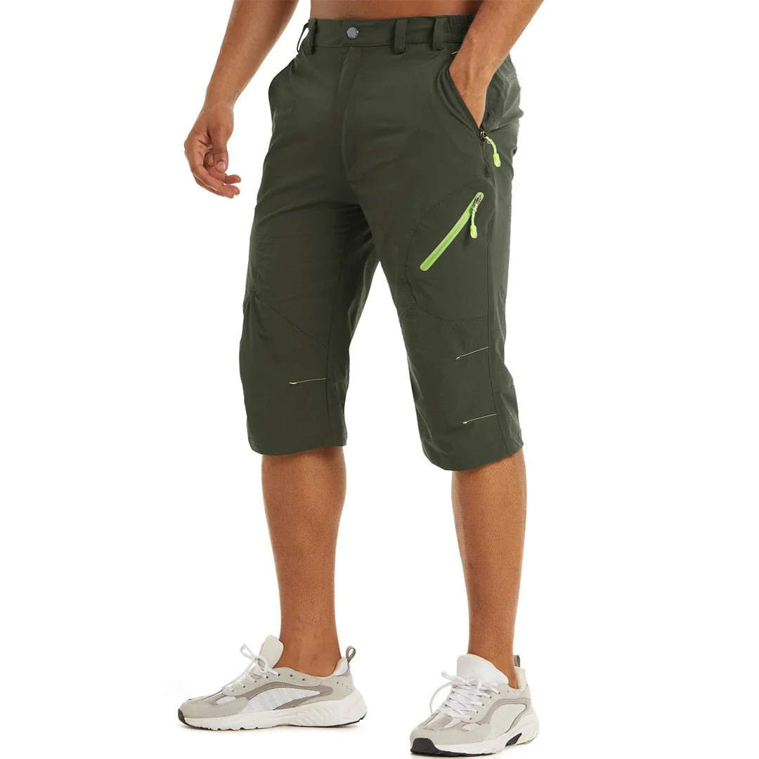 Men's Cargo Quick Dry Workout Hiking Capri Pants