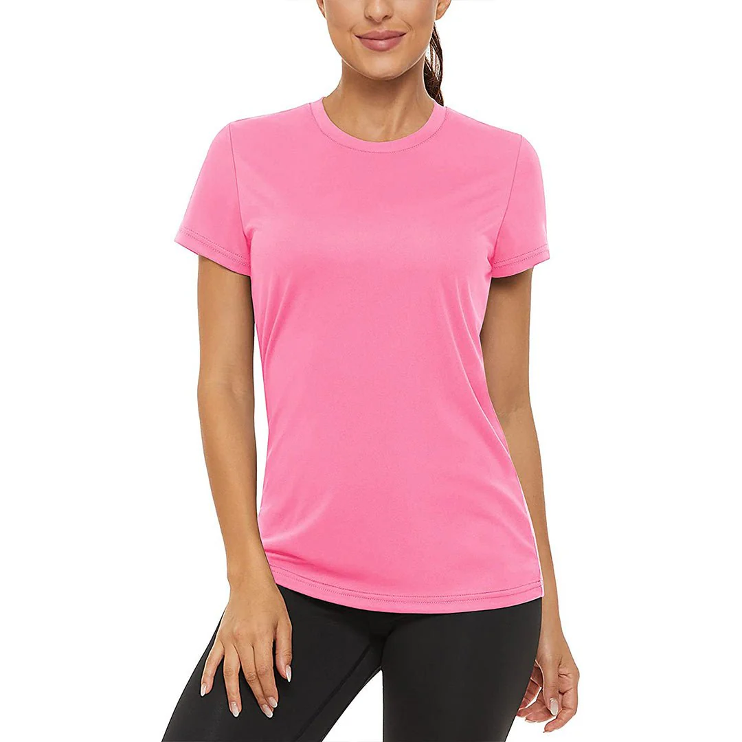 Women's Sun Protection Quick Dry Outdoor Yoga Running T-shirts