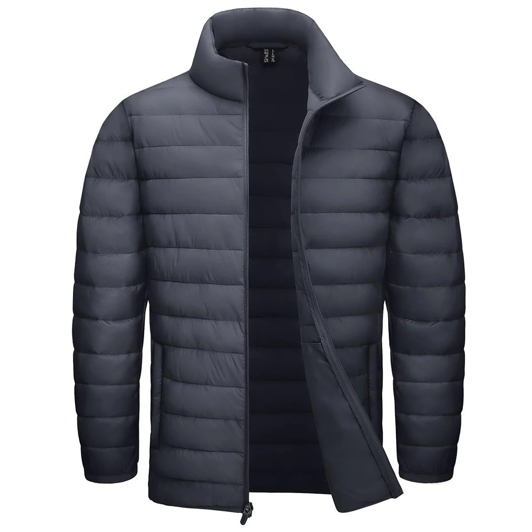 Men's Winter Puffer Jacket Warm Lightweight Water Repellent Windproof