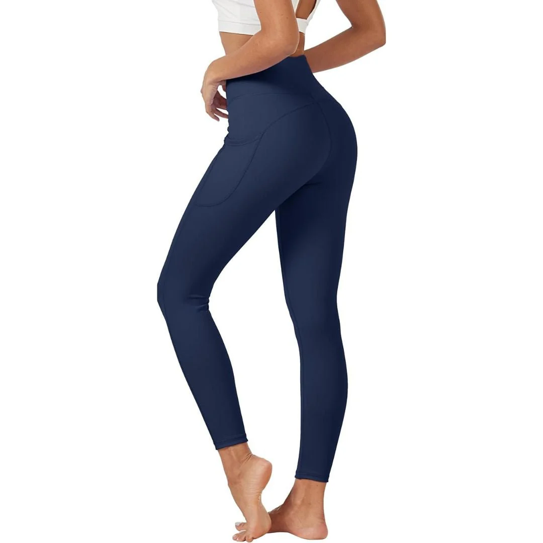 Women's High Waisted Leggings with Pockets Tummy Control Yoga Pants