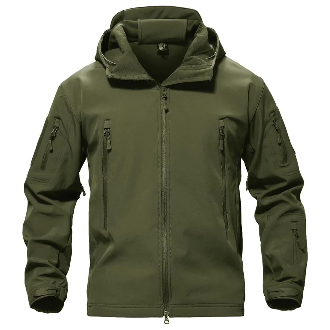 Men's Water Resistant Windbreaker Tactical Soft Shell Coat