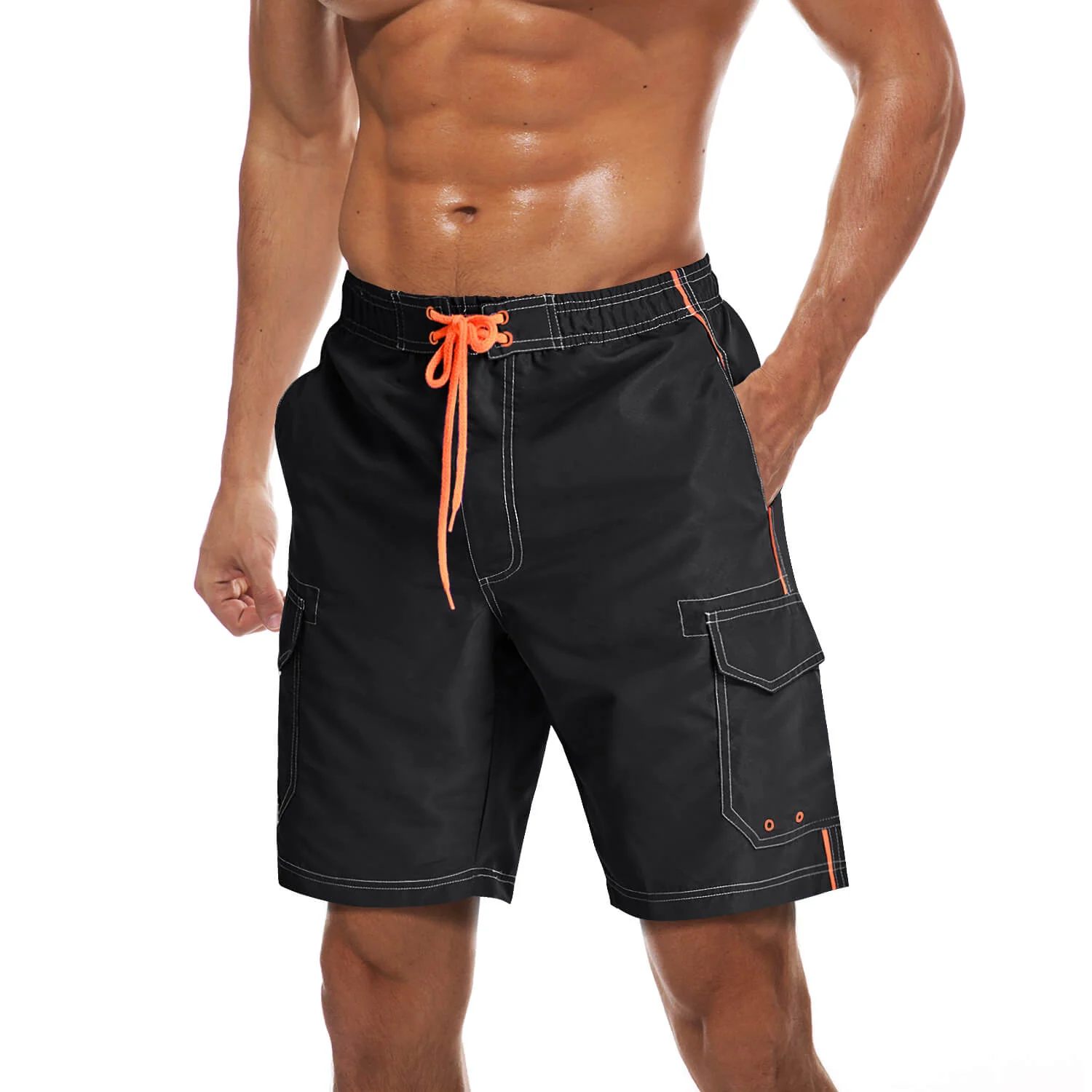 Men's Summer Quick-Dry Swim Bathing Trunks Beach Shorts