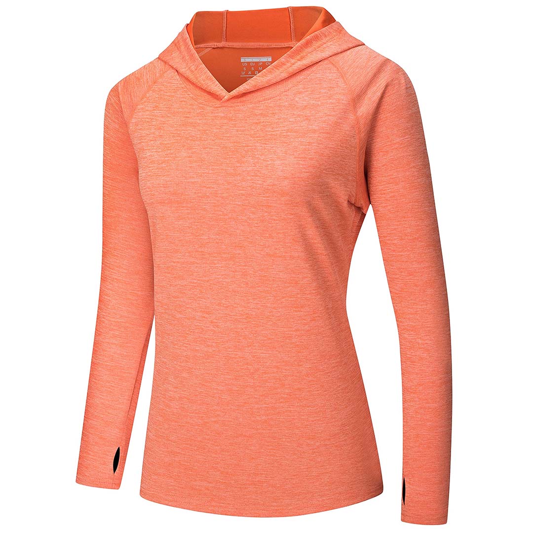 Women's Quick Dry UPF 50+ Hoodie Long Sleeve Shirts