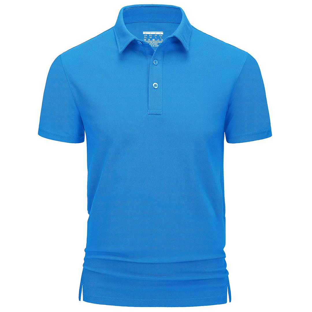 Men's Golf Tennis Casual Outdoor Summer Polo Collared Shirt