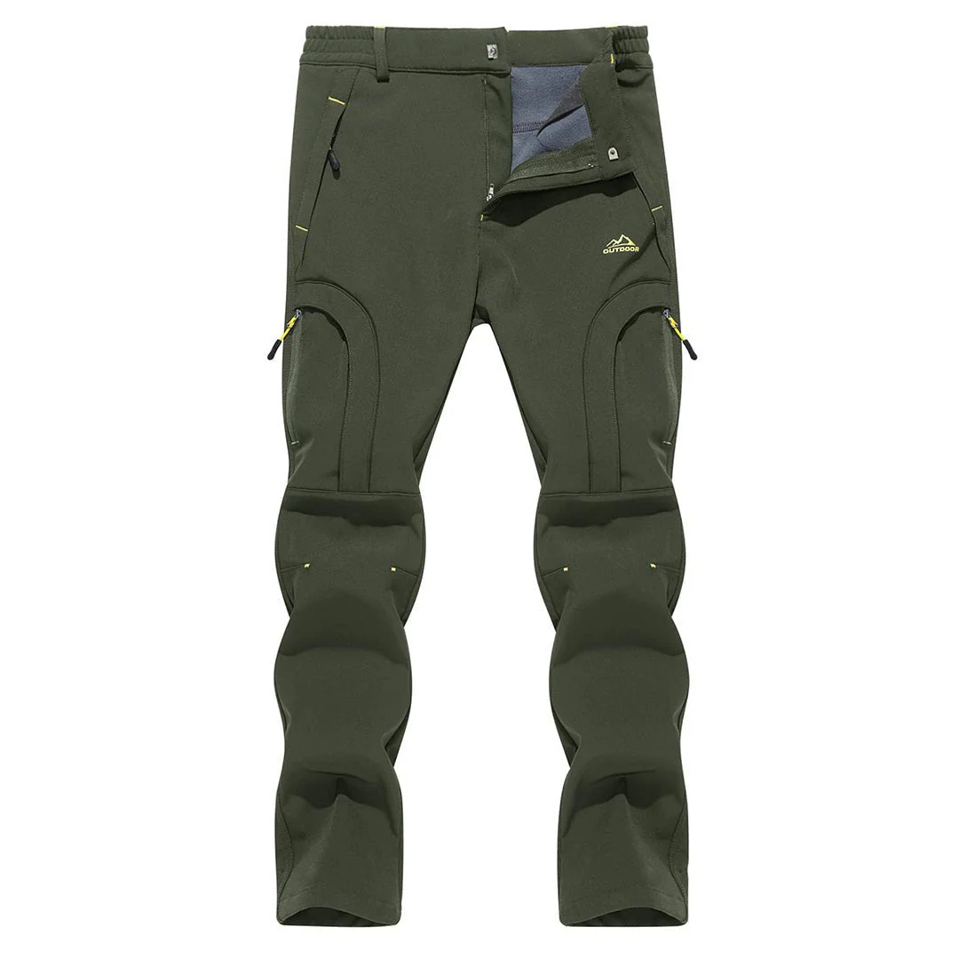 Men's Hiking Water Resistant Reinforced Knees Winter Pants