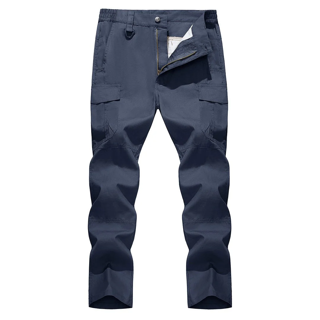 Men's 9 Pockets Ripstop Water Repellent Tactical Pants