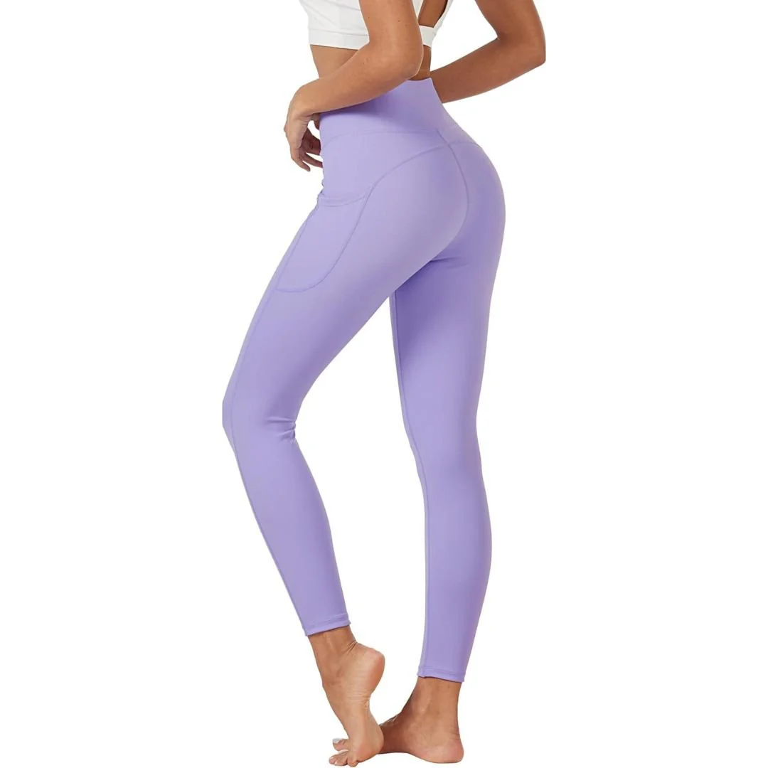 Women's High Waisted Leggings with Pockets Tummy Control Yoga Pants