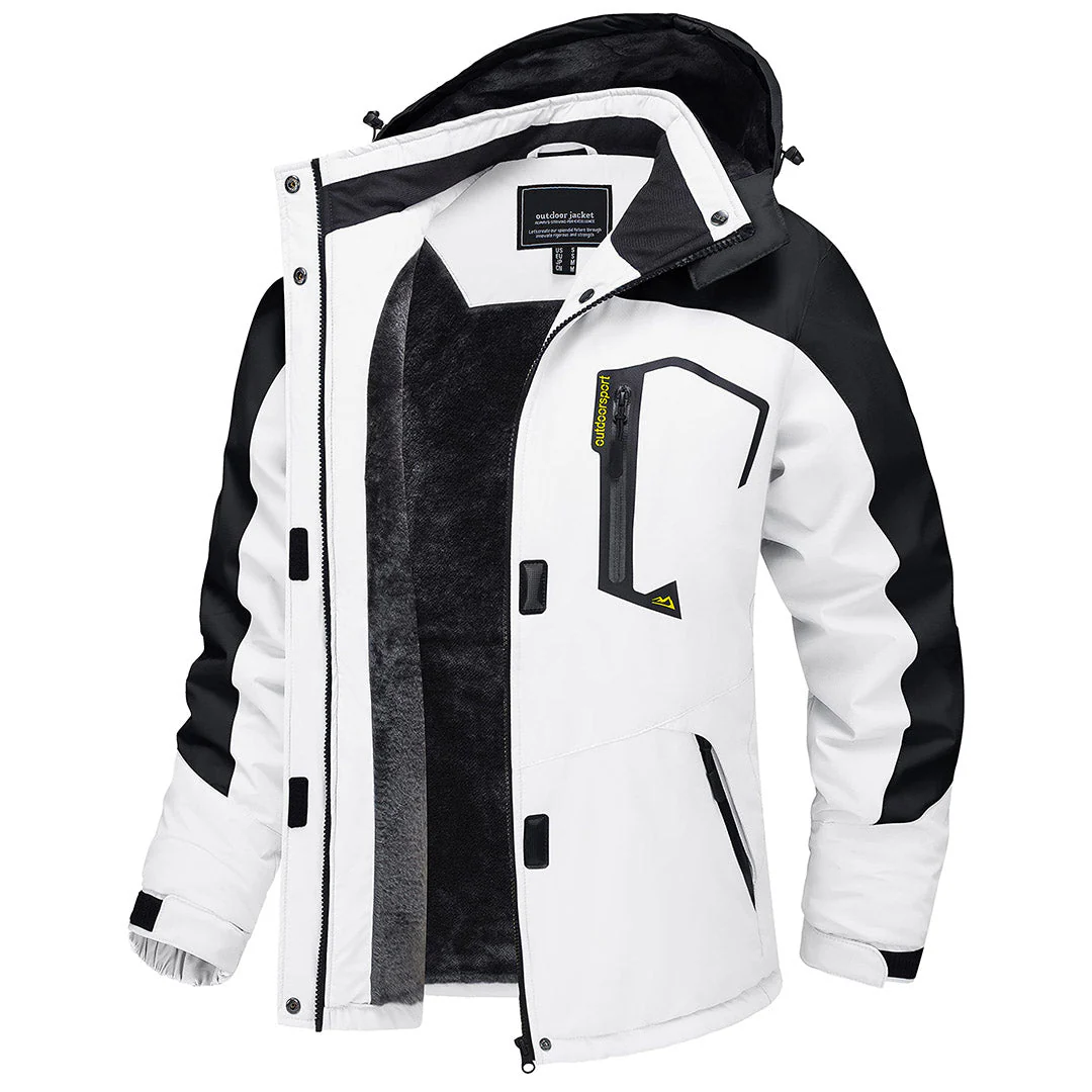 Women's Winter Jacket Waterproof Hooded Fleece Lined Warm Coat Windbreaker