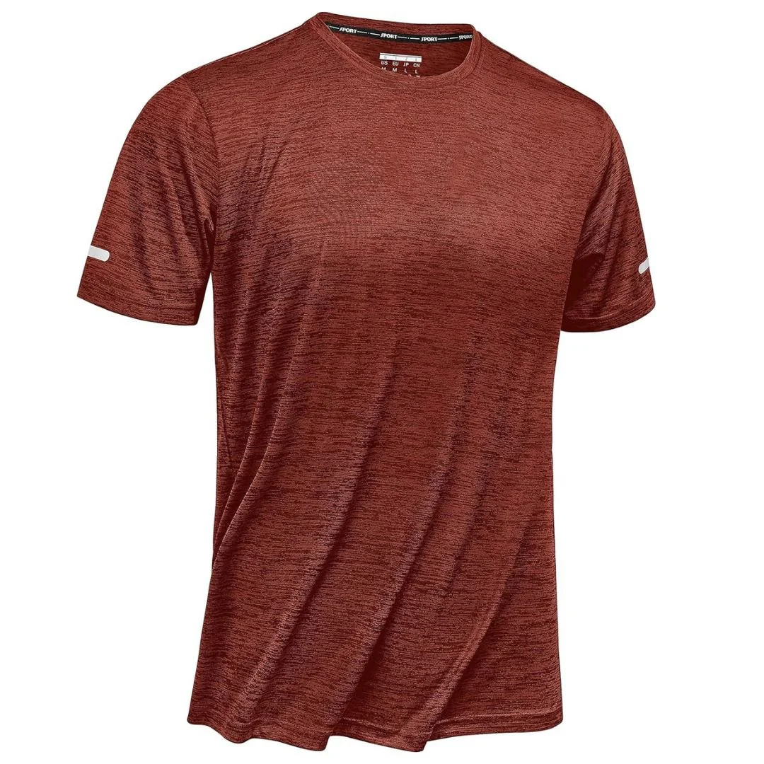 Men's Quick-Dry Workout Crew Neck T-Shirt